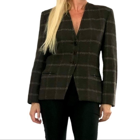 Giorgio Armani Jackets & Blazers - GIORGIO ARMANI wool short jacket size 4